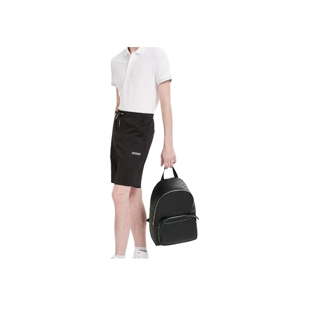 Calvin Klein Ck Large Capacity Textured Business Commuter Backpack Men Backpack Black HH2622-001