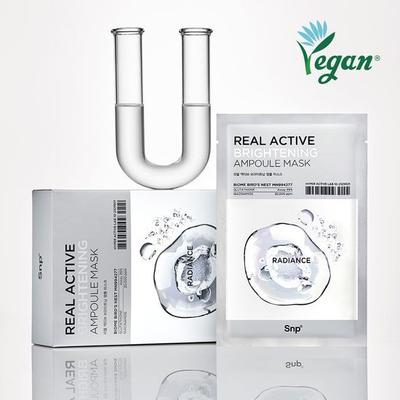 Real Active Brightening Ampoule Mask 10 Sheets