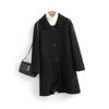 Double-sided wool coat women's medium and long autumn and winter new slim-fit wool coat