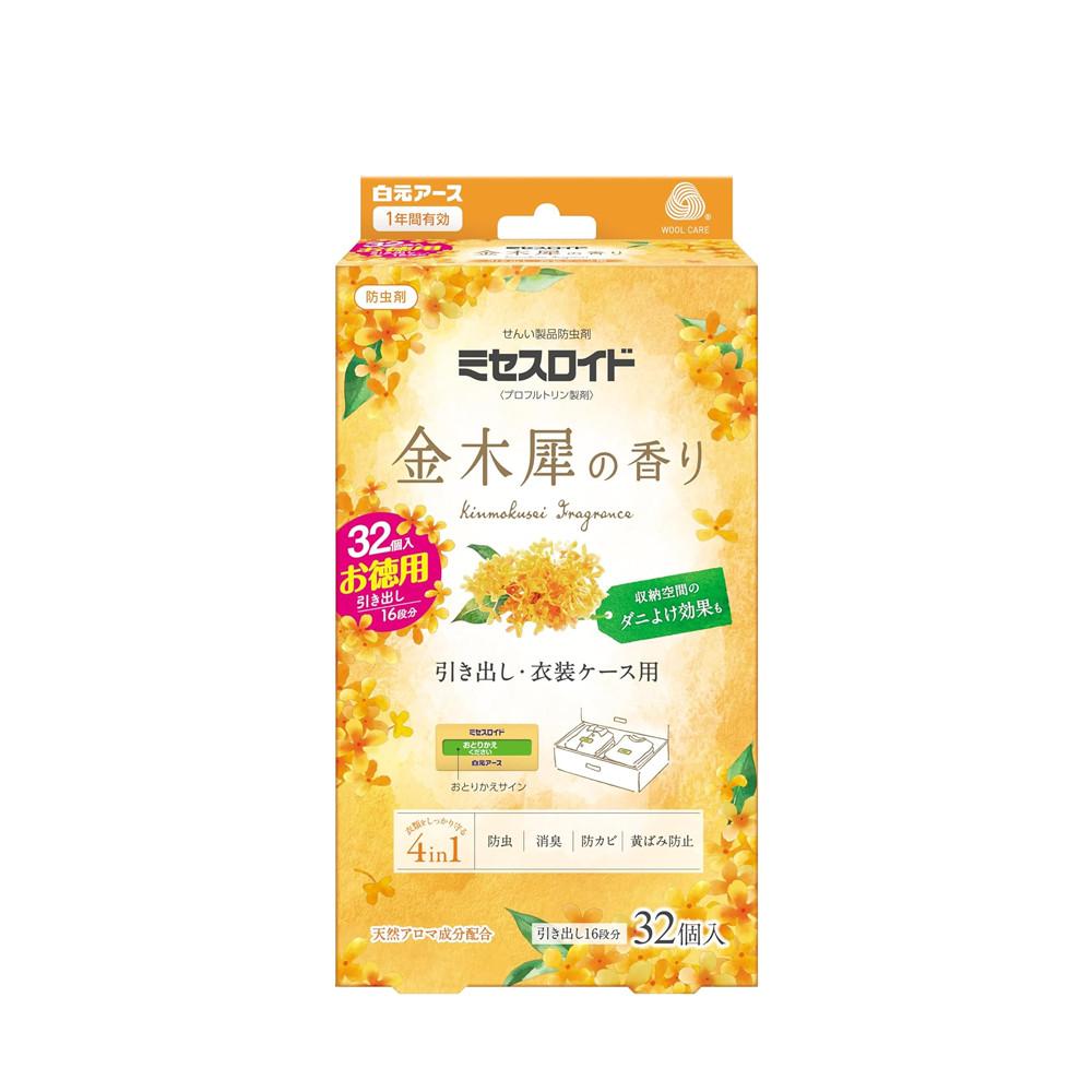 

Hakugen Earth Mrs Roid Osmanthus Fragrans Средство от моли для ящиков 32 шт.