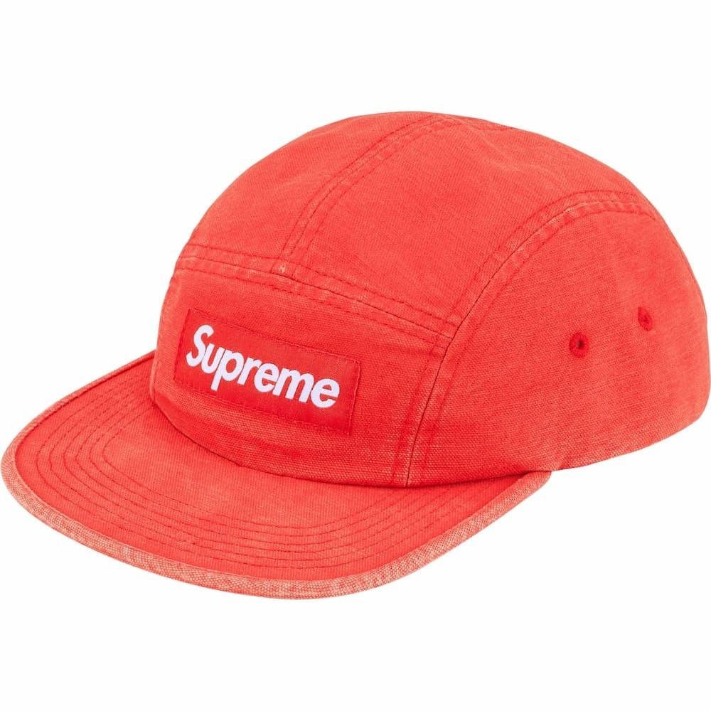 818961 Supreme Canvas Camp Cap Red One-Size
