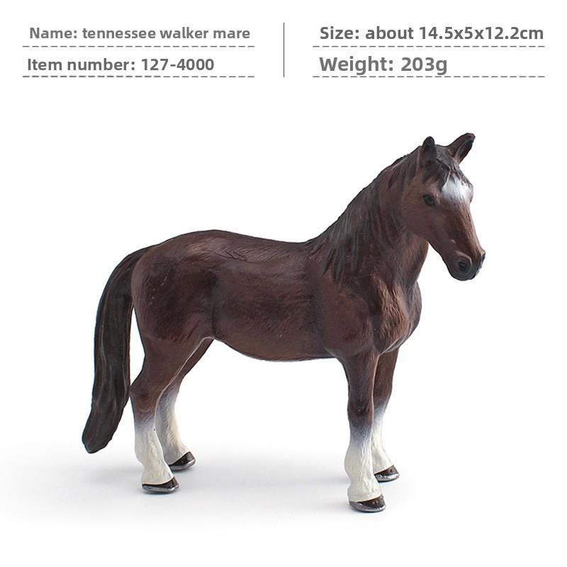 Childrens Pvc Wildlife Horse Figurine With Authentic Design For Playroom Decor
