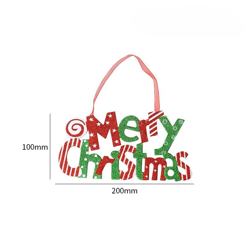 Christmas Tree Decoration Letter Board, Christmas Decoration, Hanging Board, KT Board, Merry Christmas
