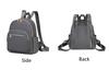 Mini PU Back Large Perfect for Cute Gray [JIANLINST] Women's Backpack, Leather, Small, Popular, Stylish, Zipper, Capacity, Waterproof, Lightweight,