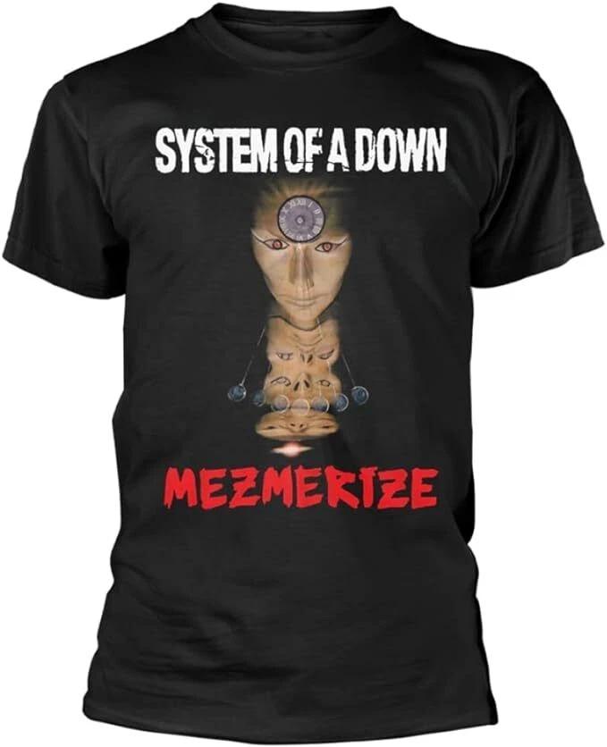 System of a Down Mezmerize Album Mens T-shirt - Mezmerize New - Band Tees 4XL