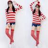 Wo ist Walter? Cosplay-Outfit für Erwachsene und Kinder aus atmungsaktivem Material für Partys