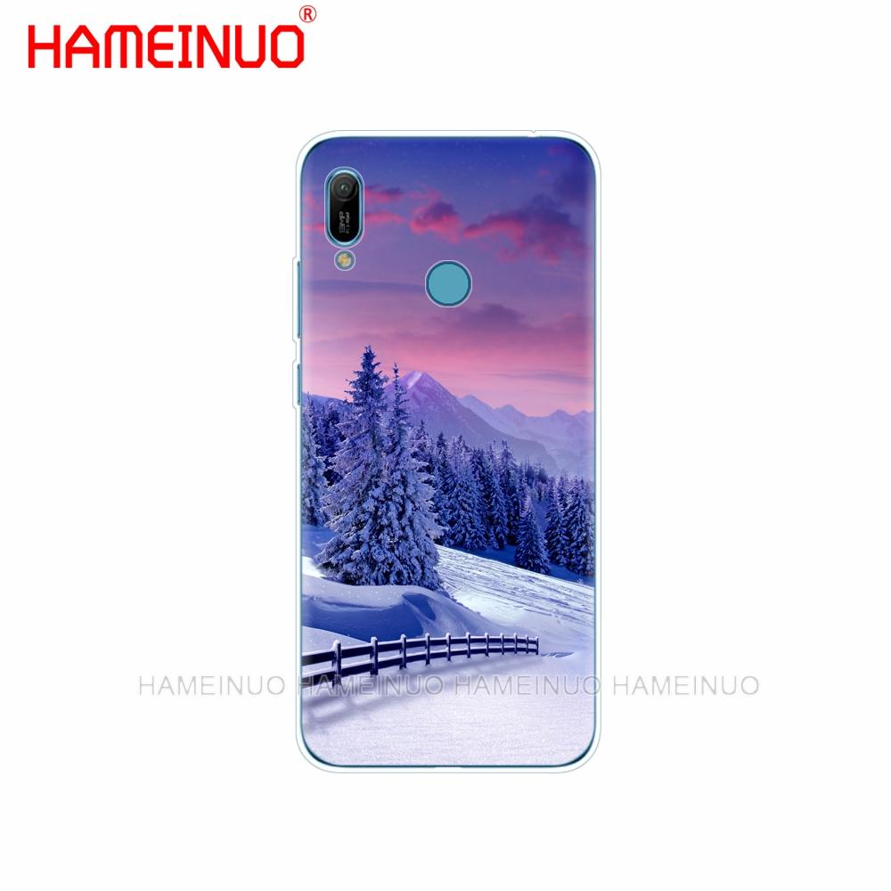 Silicon Phone Cover Case for Huawei Y5 Y6 Y7 Y9 PRO PRIME 2019 Honor 8s 8a 20 LITE PRO 10i View 20 V20 Cat Dog Bear Deer Winter