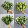 Simulation Green Mesh Leaves Plastic Plants Floral Auditorium Decorative Artificial Plant Sweet Potato Leaf Wedding Decoration