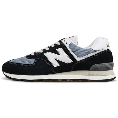 574 Unisex Retro Synthetic Mesh Casual Running Shoes Gray Black ML574HF2