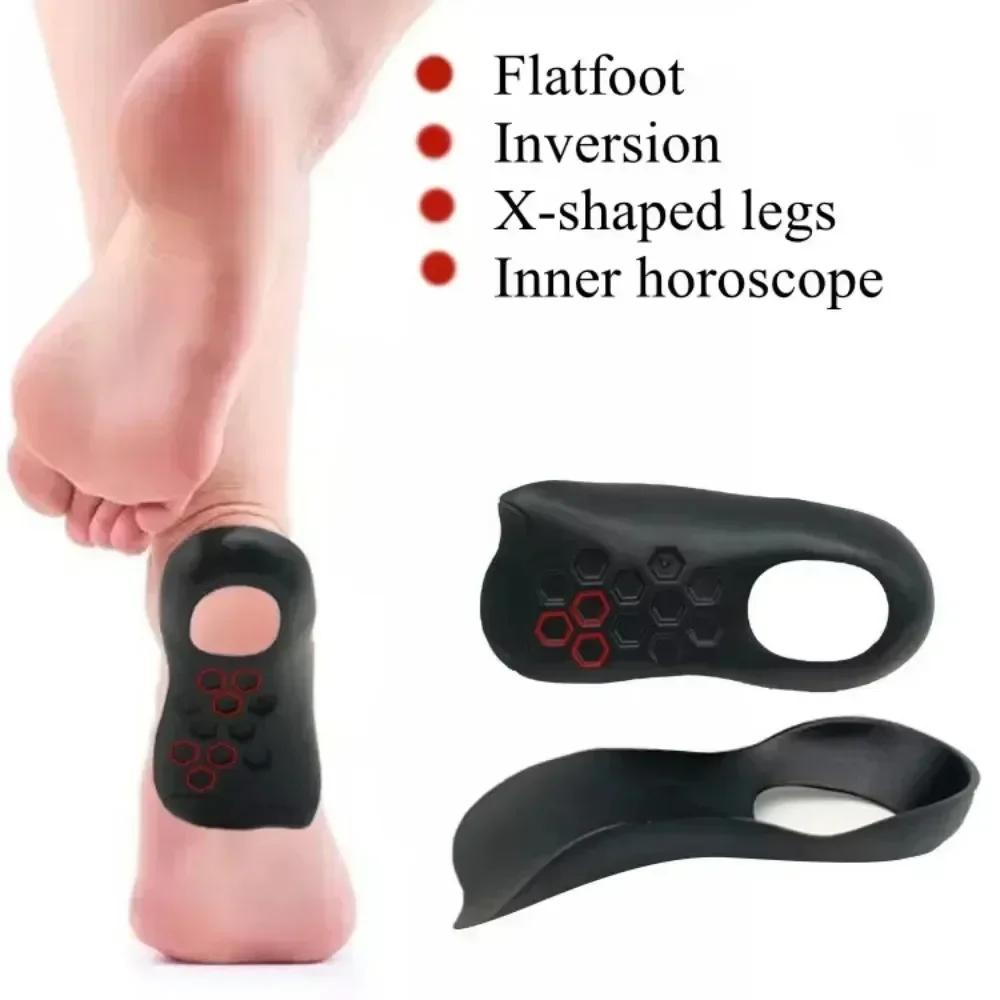 1 Pair Orthotic Insoles For Flat Feet O-Shaped Legs And Plantar Fasciitis - Unisex Arch Support Shoe Inserts