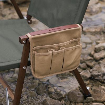 Camping Chair Armrest Storage Bag Multifunctional Armrest Side Storage Bag Portable Chair Armrest Hanging Bag for Fishing Hiking