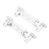 RC Pull Rod Base Set Replacement for MN168 MN78 1 12 Metal Front and Rear Remote Control Car Pull Rod Base Silver