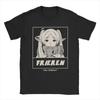 T-shirt Unisexe Manches Courtes en Coton 100% Vintage Frieren s Men Col Rond Anime
