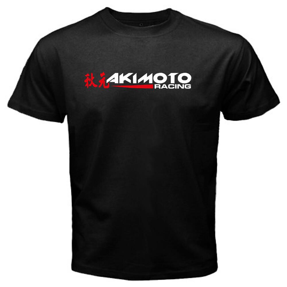 Akimoto Racing Logo Mens Black T-Shirt M