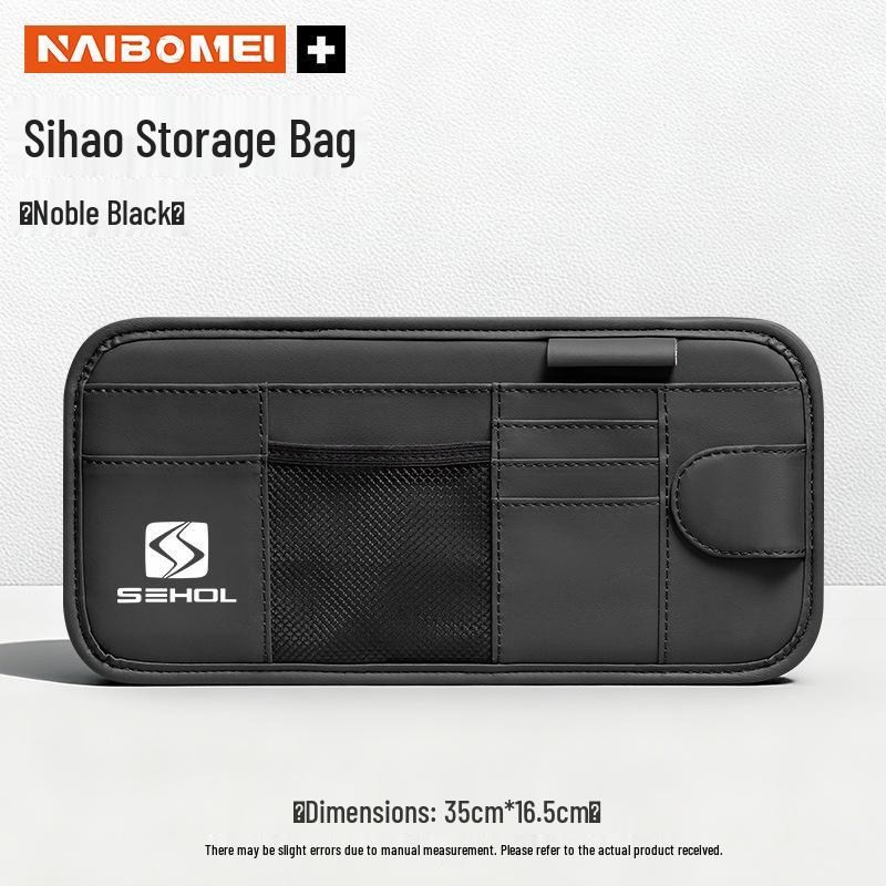 JAC Sehol A5/E10X/E40X/E50A Car Sun Visor Glasses Clip & Storage Bag