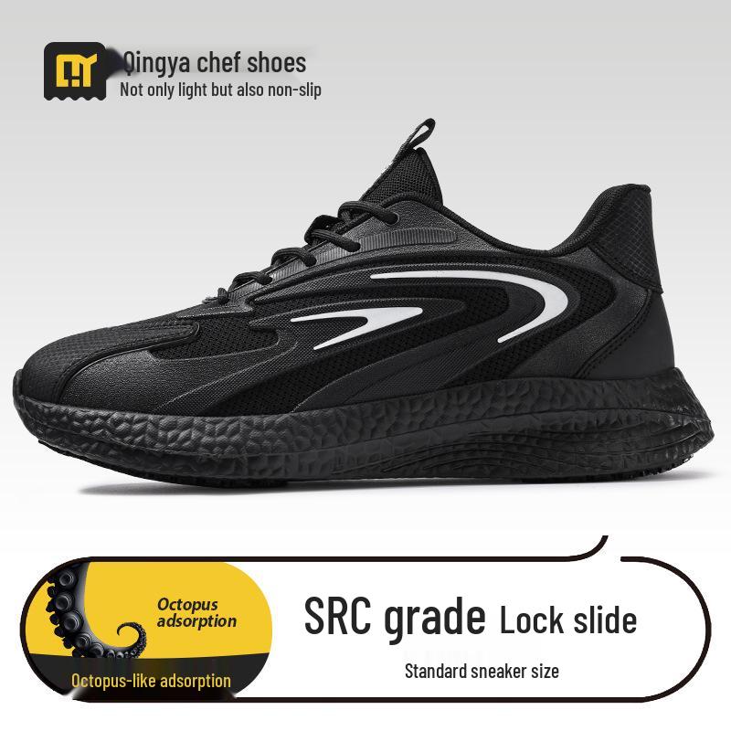 Herren Professionelle Rutschfeste Wasserdichte Kochschuhe: Öl- und fleckenresistentes Küchen-Sicherheitsschuhwerk