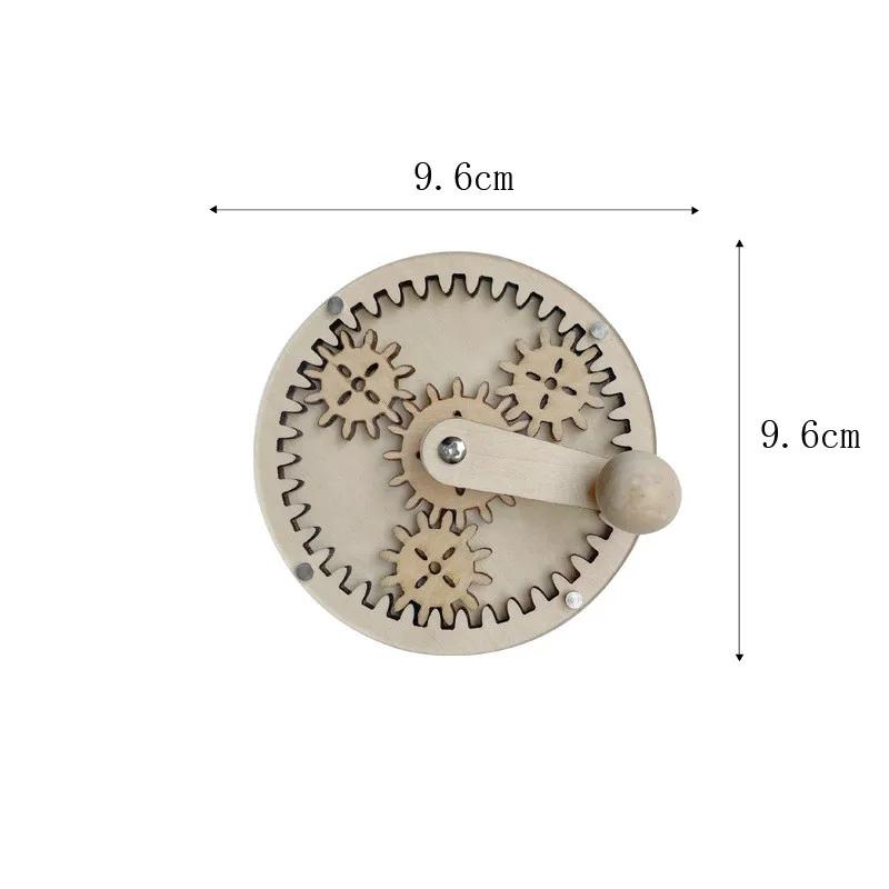 New DIY Montessori Busy Board Wooden Accessories Gear Hand Wheel Alarm Clock Animal Mirror Educational toys For Children Gifts