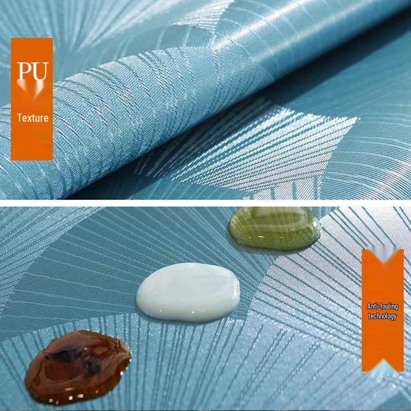 Waterproof, Scald-proof, Oil-resistant PU Tablecloth - European Style for Dining, Hotel, Restaurant, or Coffee Table.