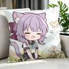 cute Chibi Neko Cushion Cover Cushion Cover Set Pcs x x x Pillowcase Decorative Sofa Home Decor