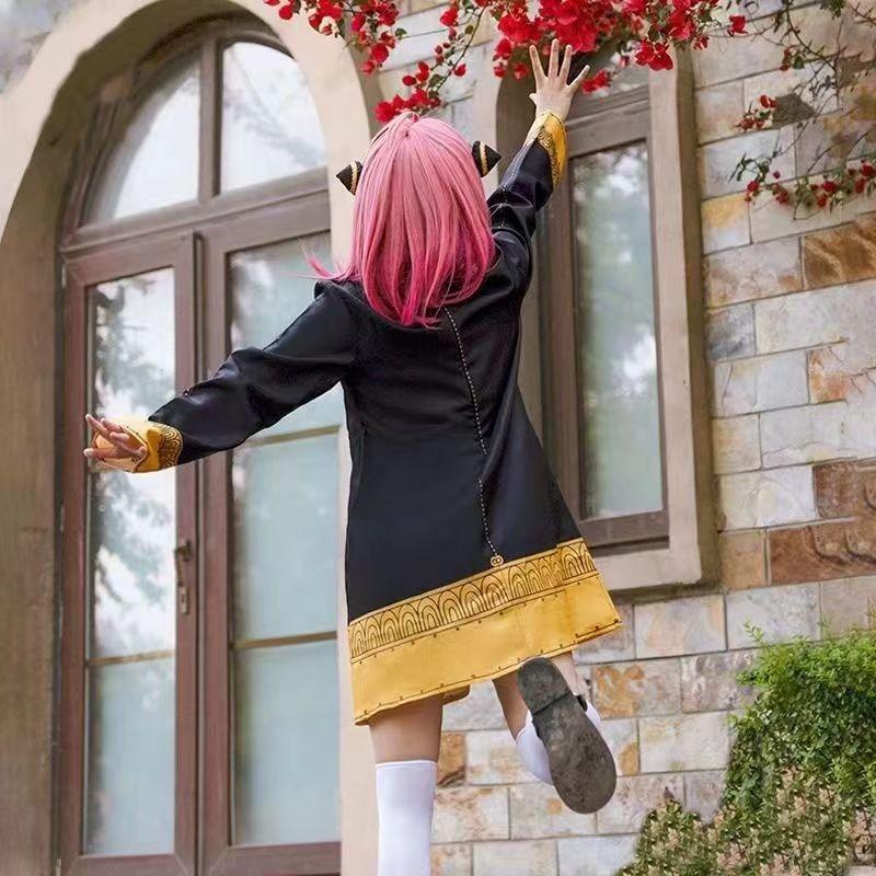 Spy playmaker cos Ania cosplay costume Ania clothes anime children