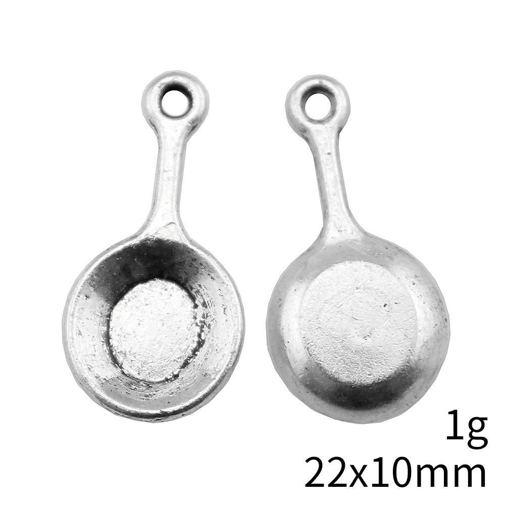 Christmas Decorations Charms For Bracelet Tableware Fork Spoon Charms Pendant Art Supplies Pendant
