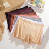 4Pcs Women's Panties Cotton Seamless Sports Boxers Underwear Female Solid Color Briefs Cozy Lingerie Intimate Underpants S-XXL