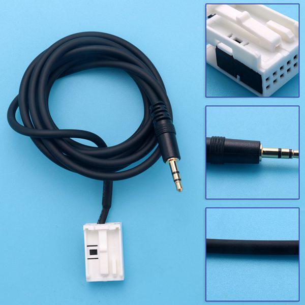 Compatible AUX Audio Input Cable for Citroen C5, C-Quatre, Peugeot 307 - 3.5mm Female Connector