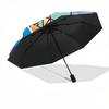 1PC Dora Explorer Custom Name Automatic Open/Close, 8-Rib Durable Frame Compact Travel Umbrella for Men & Women D1222003