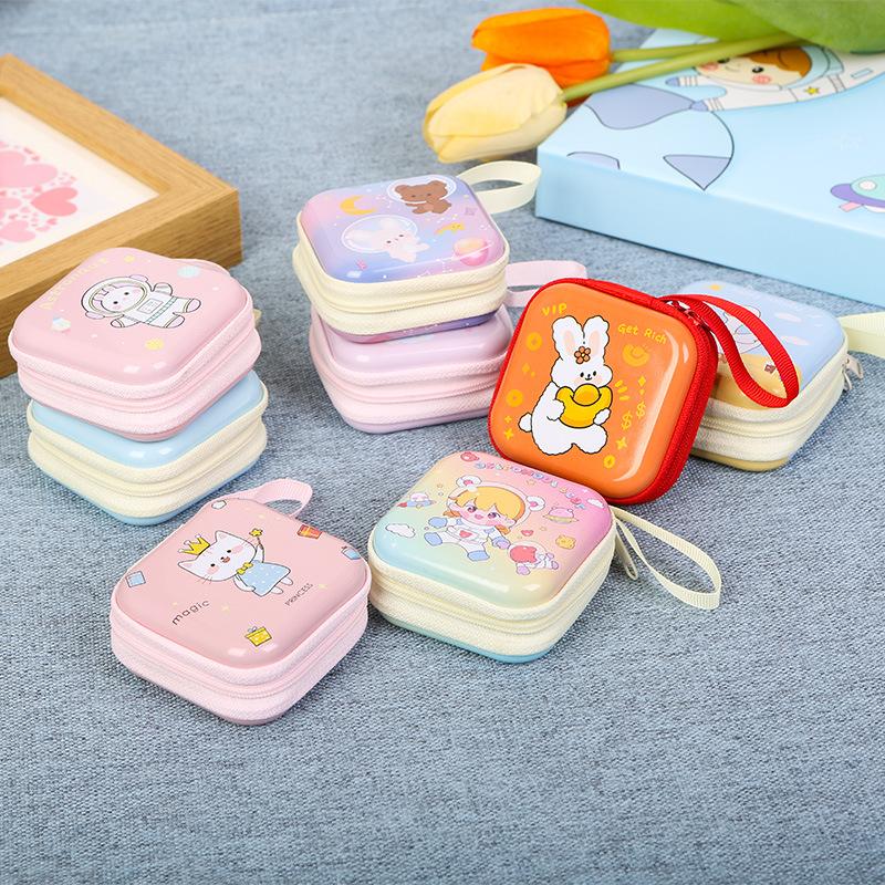 Retro Feelings Creative Coin Purse Headphone Storage Bag TV Tape Bag Coin Bag Storage Box Wallet Purse Kids Earphone Box