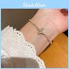Light Luxury Zircon Flower Pull Bracelet With Elegant Design For Women