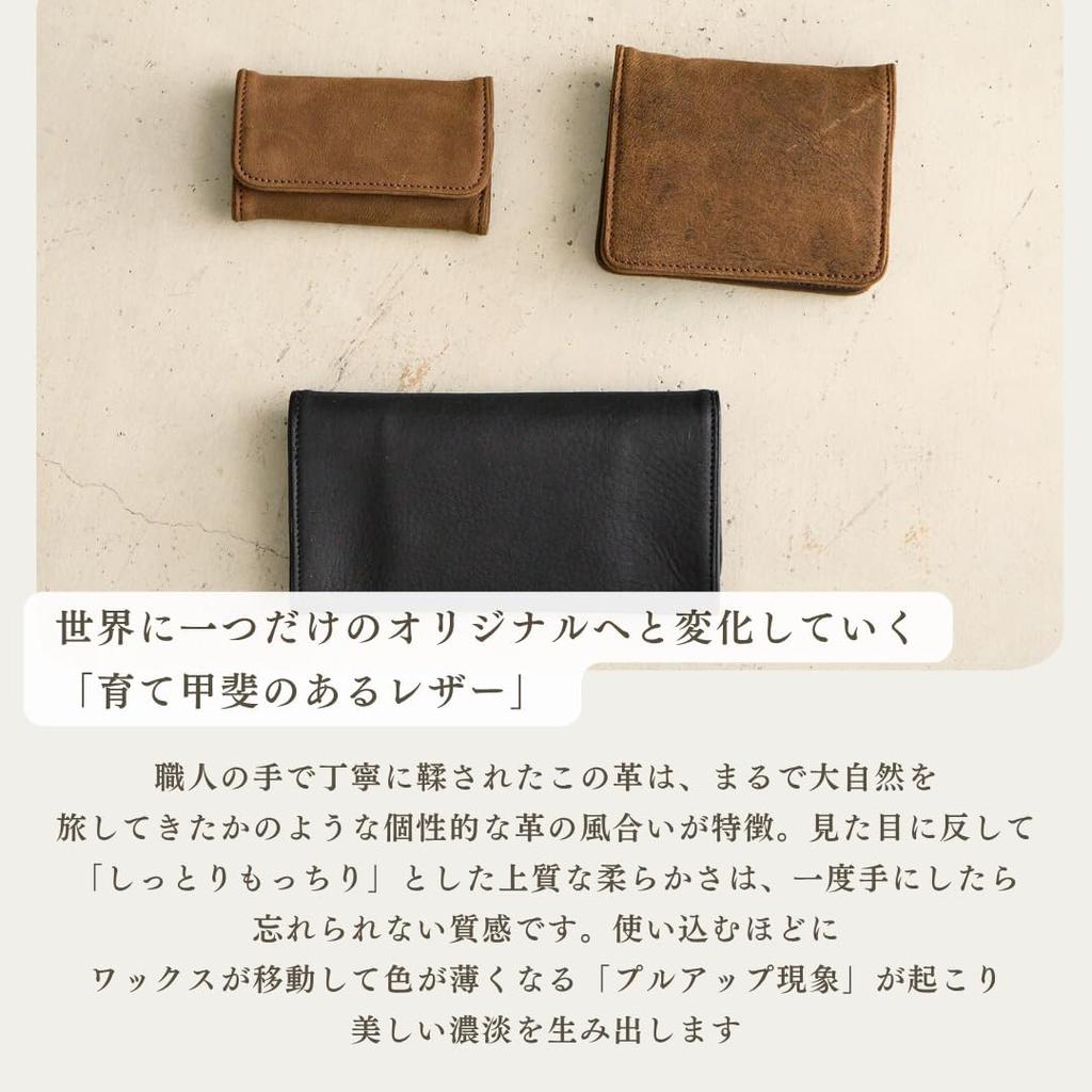 [AW] Men's Leather Bifold Wallet, Large Capacity, AP-019 (Black)