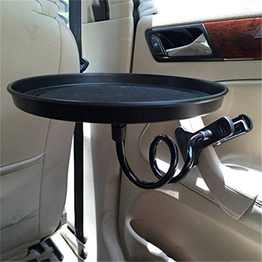 360° Swivel ABS Car Travel Tray Food Drink Cup Coffee Table Stand Mount Holder