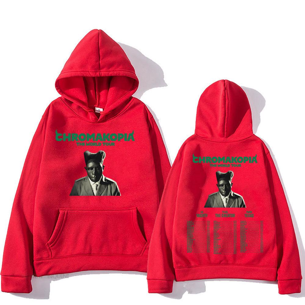 Chromakopia The World Tour 2025 Hoodies Rapper Tylerr The Creator Printing Sweatshirts for Winter Unisex Hoody