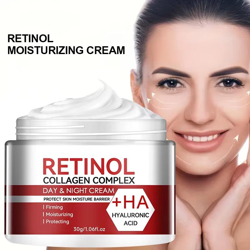 Retinol Collagen Facial Care Moisturizing Cream Deep Hydration Suitable for Dry Aging Face Cream Moisturizing Skin Repair