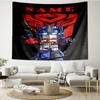 Custom Name Optimus Prime Print Tapestry, Backdrop, Easy Setup, Ideal for Bedroom, Office & Living Room, with Aesthetic Wall Hanging Decor.