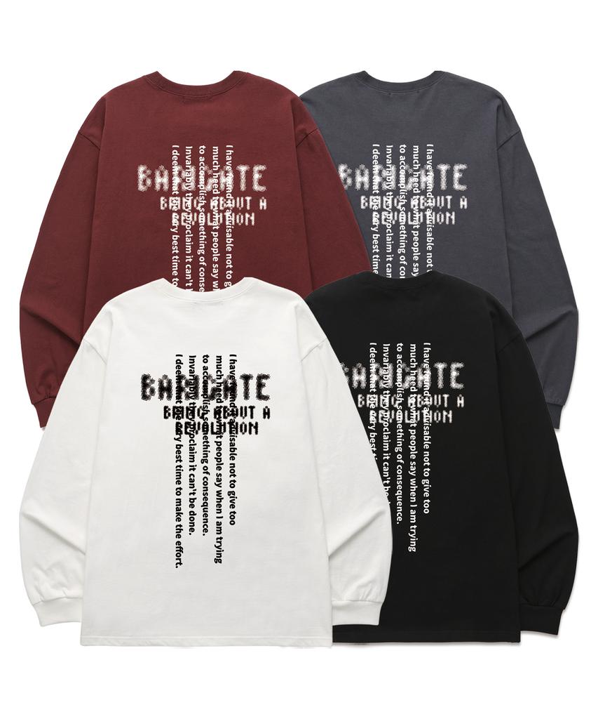 Baligeiteu Spotted Logo Long Sleeve (Bls034) Charcoal