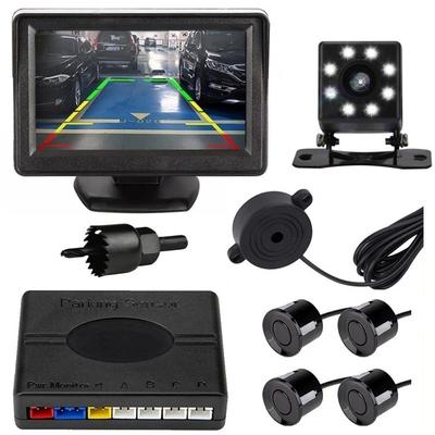 Geri görüş kamerası, park sensörleri, monitör - set, 12V