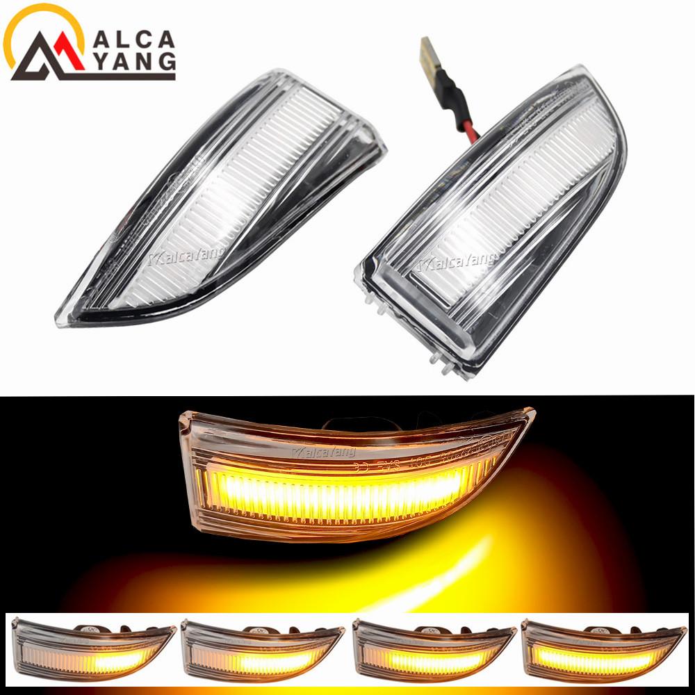 LED Dynamic Turn Signal Light Mirror Sequential Indicator Lamp for Renault Megane MK3 Scenic Fluence Latitude Safrane Laguna III