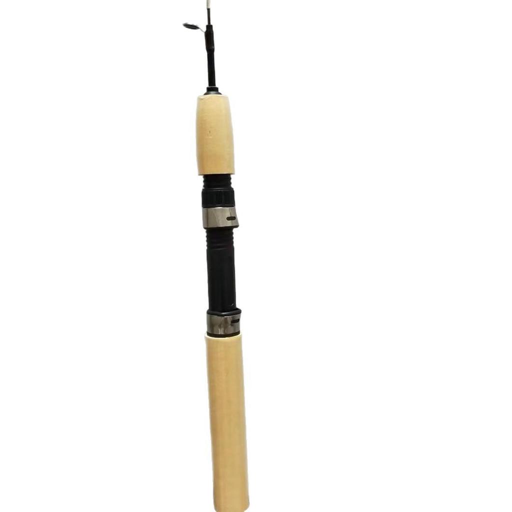 Custom Telescopic Solid Fiberglass Ice Fishing Rod – Available in 55, 65, 75, and 100 Sizes