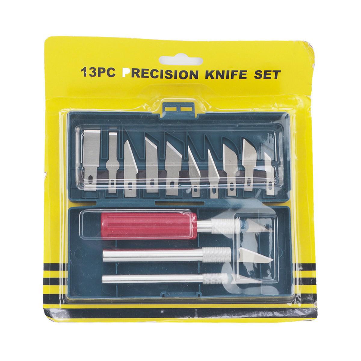 13-предметный многофункциональный набор металлических ножей для резьбы по дереву