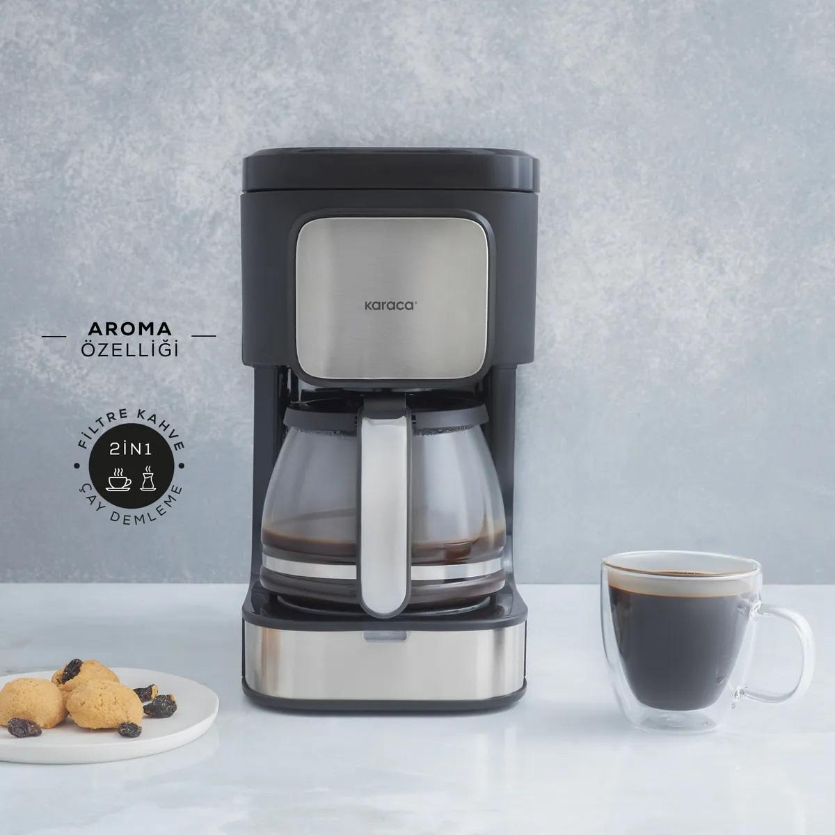 

Karaca Coffee Brew Inox 2In1 Filtre Kahve Makinesi