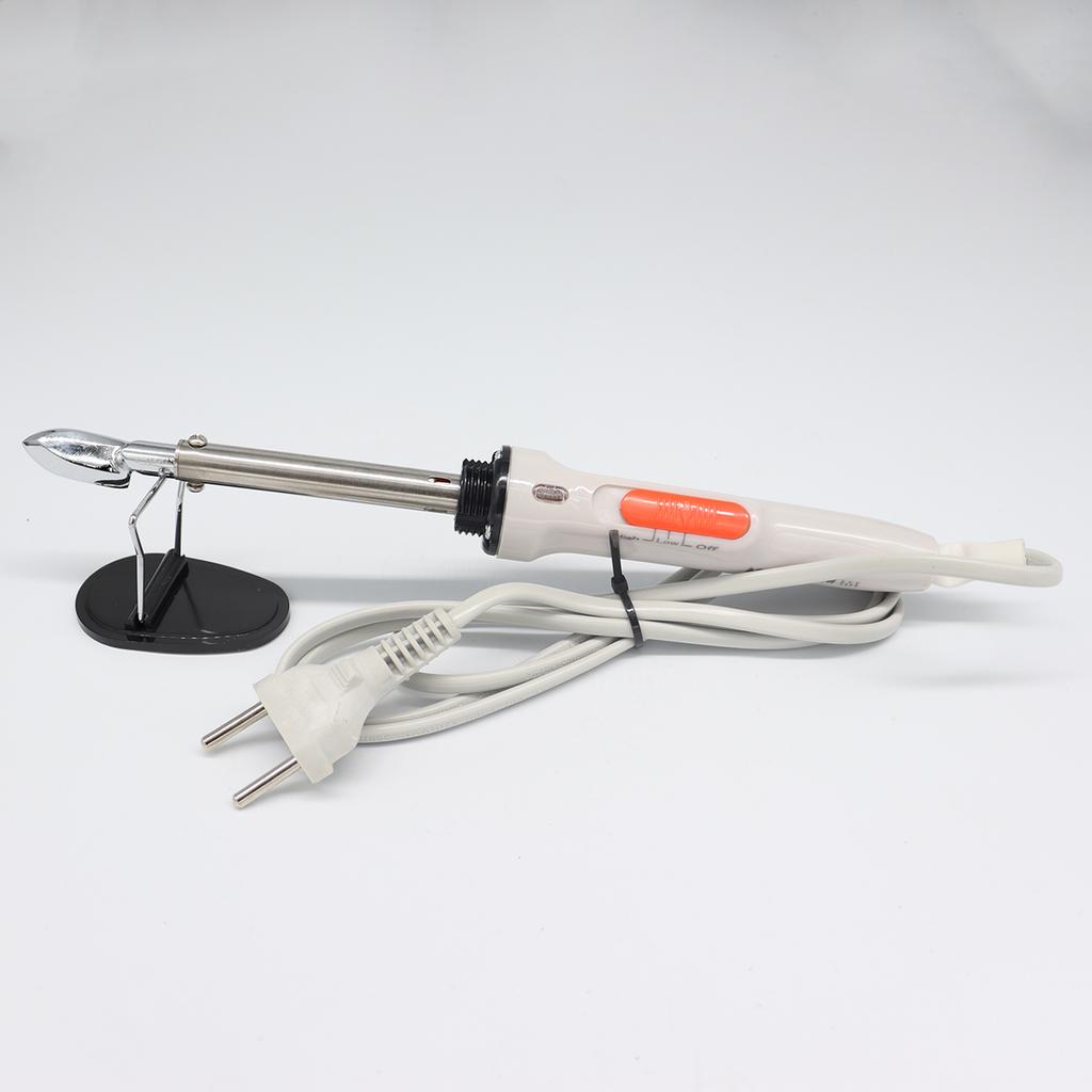 Mini Hierro de Cuero Portátil Herramientas de Planchado para Cuero Eliminador de Arrugas de Cuero Reparación Cabeza de Cobre Puro Soldador de Plástico Cuero