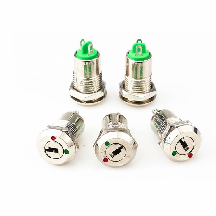 Industrial Grade Key Switches 2 Position On/Off Operation 500000 Mechanical Cycles IP54 Protection for Auto Motorcycle
