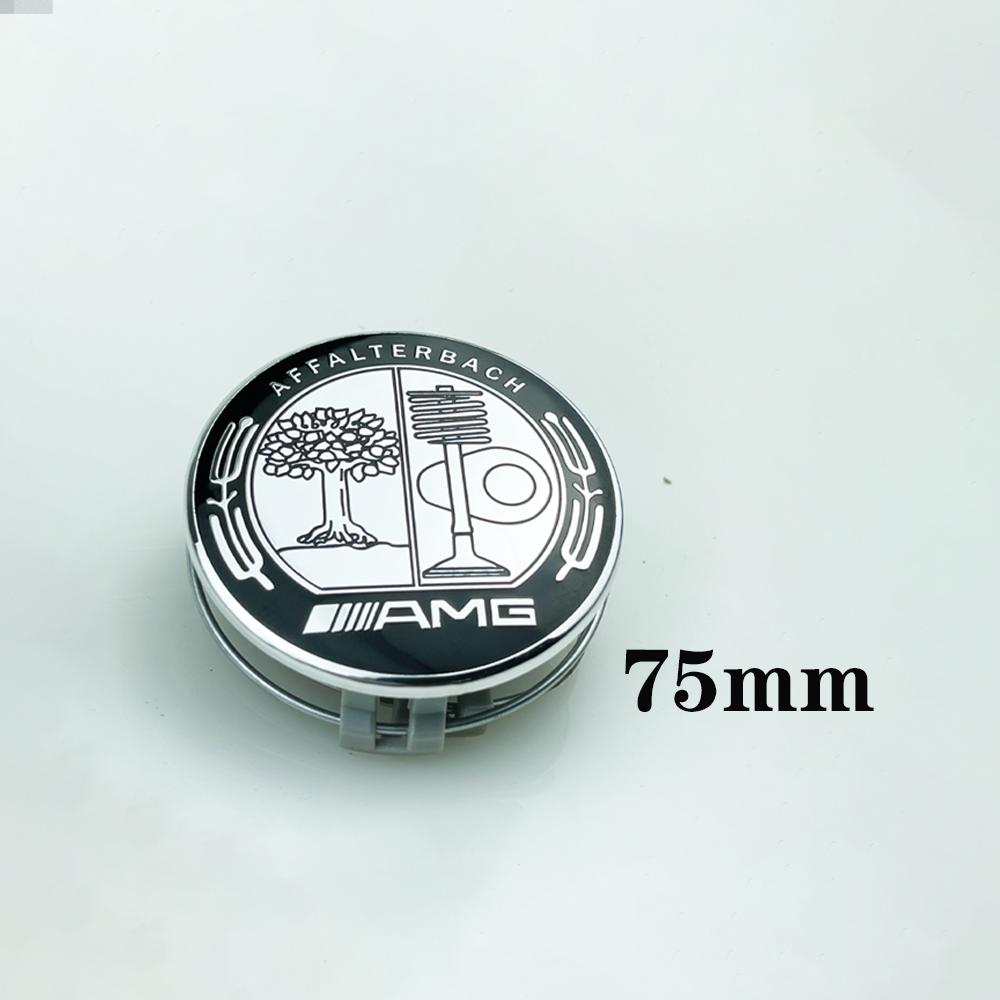 4Pcs 75mm Car Wheel Center Logo Hub Cap For Mercedes Benz C207 C218 A207 C117 CLA CLS E Class W212 S212 X166 W176 W205 W246