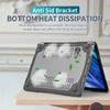 MacBook Air 13 Pro 15 16 Protective Case With Cooling Stand Anti-Slip Matte PC Shell