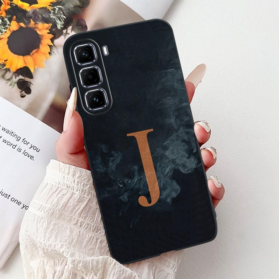 For Infinix Hot 50 Pro Plus Case X6880 X6881 X6882 Silicone Cover Fashion Flower Letters Soft Funda For Hot 50 Pro Hot50 4G Capa