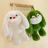 Cartoon Eyes Rabbit Plush Toy Children Sleeping Doll Girls Travel Fashion Backpack Birthday Gift