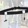 Cinturón con número para correr, riñonera para correr, porta dorsales para triatlón, maratón, ciclismo, motor con 6 presillas de gel, accesorios deportivos para fitness