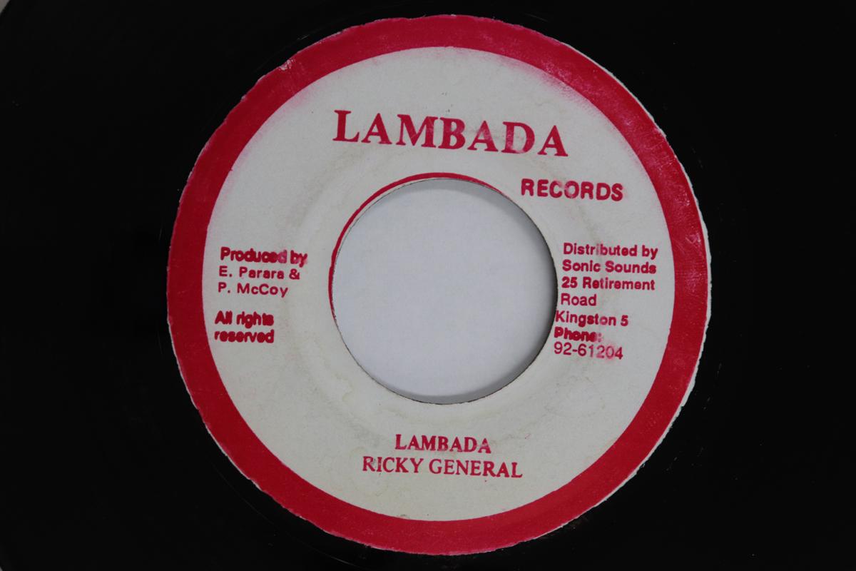 

7inch Record RICKY GENERAL - Lambada NONE LAMBADA RECORDS 1991 Jamaica Reggae, Ska & Dub Used