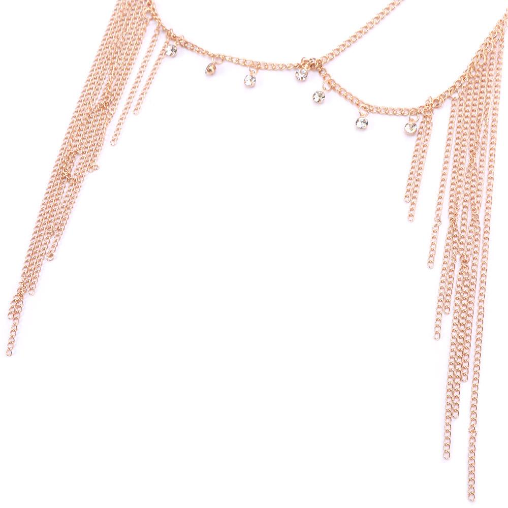 Bohemian Style Hair Chain Retro Ethnic Style Head Chain Tiara Rhinestone Tiara Party